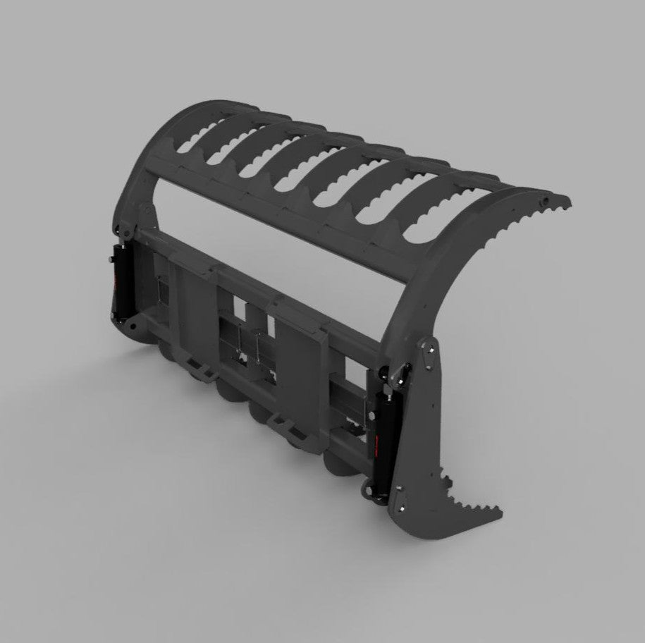 84" Skid Steer Brush Grapple DXF Cut and build files