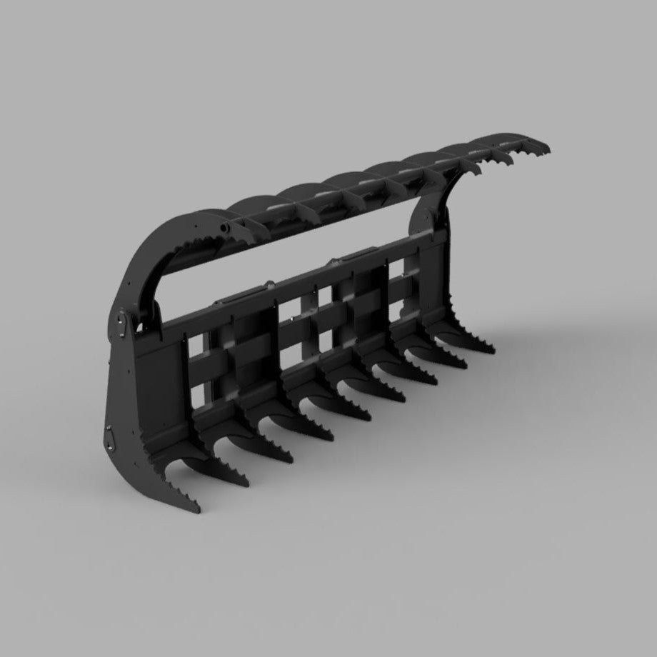 84" Skid Steer Brush Grapple DXF Cut and build files