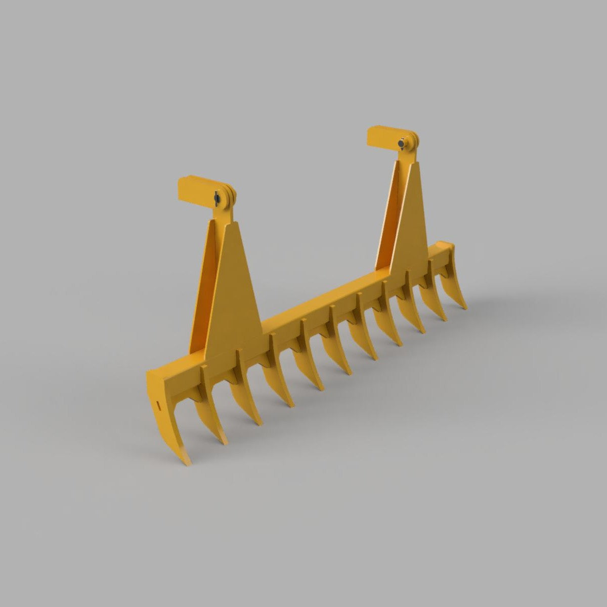 DIY Dozer Root Rake Plans – DXF Files & Build Guide