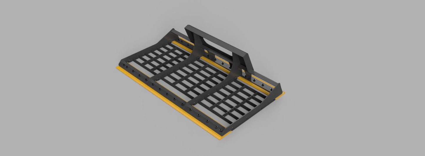 84" Skid Steer Land Plane/Land Leveler DXF files for Laser, Plasma, Waterjet