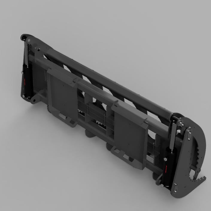72" Skid Steer Brush Grapple DXF Cut and build files