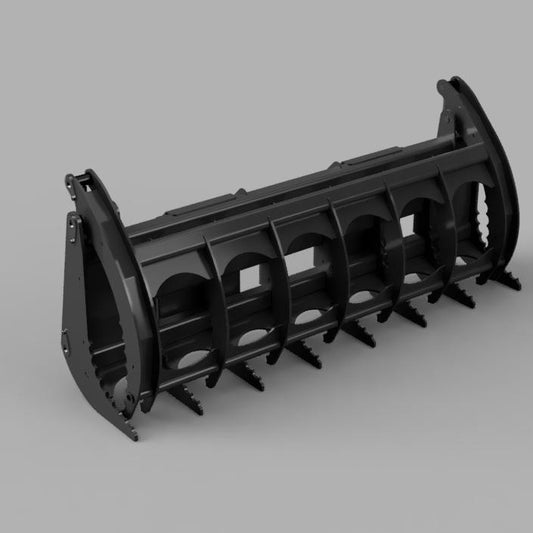 72" Skid Steer Brush Grapple DXF Cut and build files