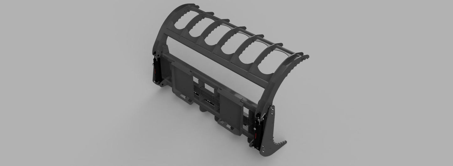 Skid Steer Brush Grapple DXF Cut and build files