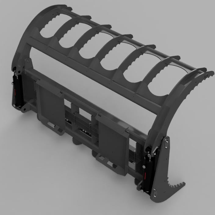 72" Skid Steer Brush Grapple DXF Cut and build files
