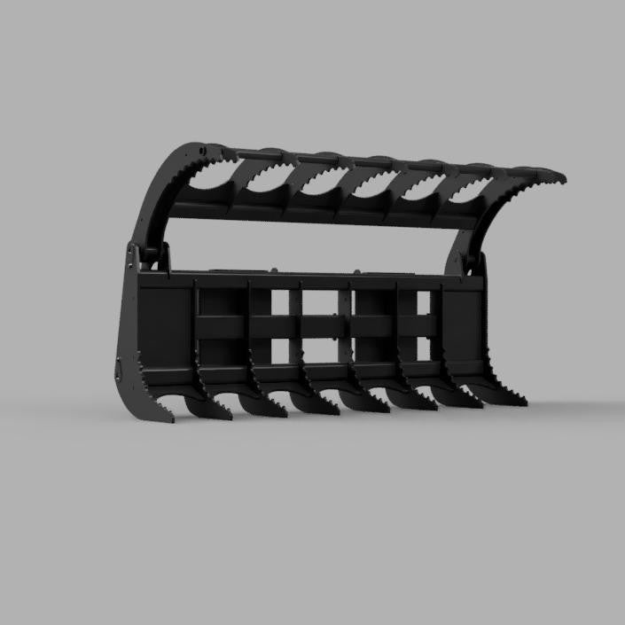72" Skid Steer Brush Grapple DXF Cut and build files