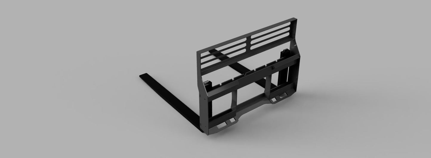 Skid steer Pallet forks Cutting and building files