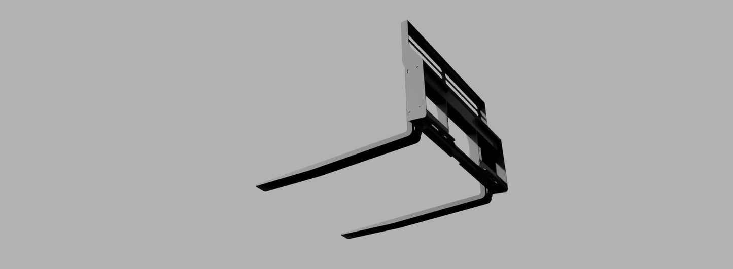 Skid steer Pallet forks Cutting and building files