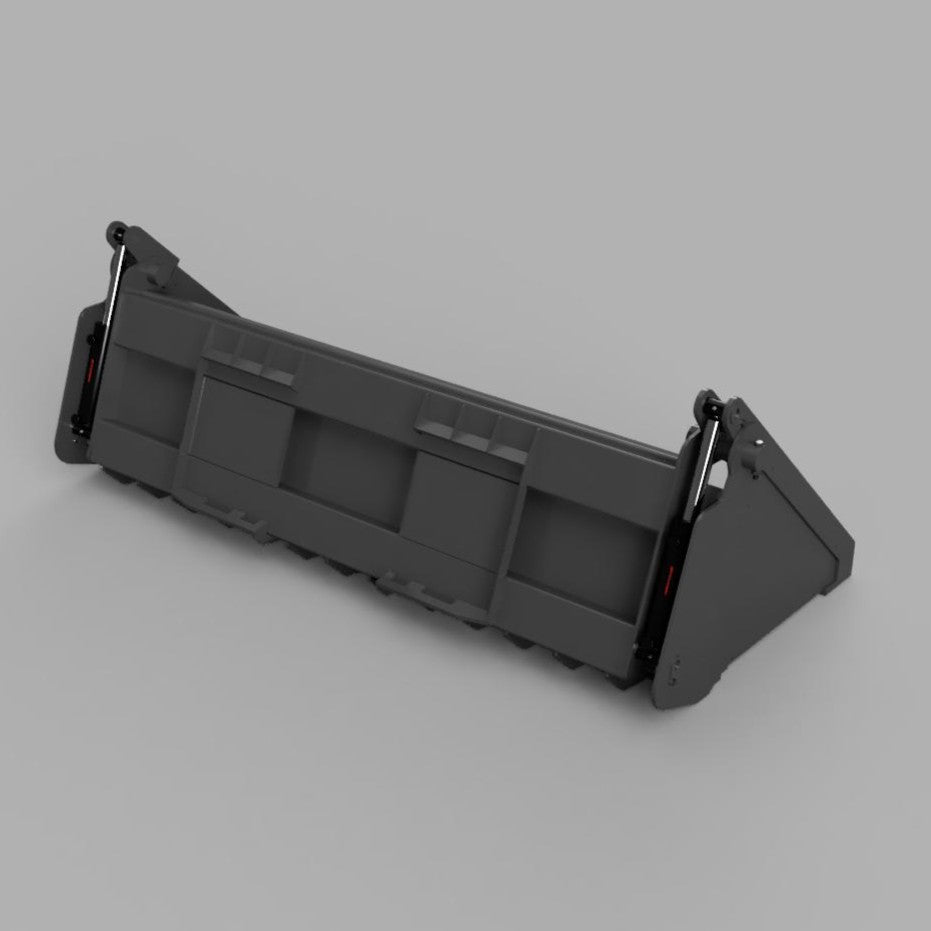 84 Inch 4-In-1 Skid Steer Bucket DXF Cut Files. Instant Download!
