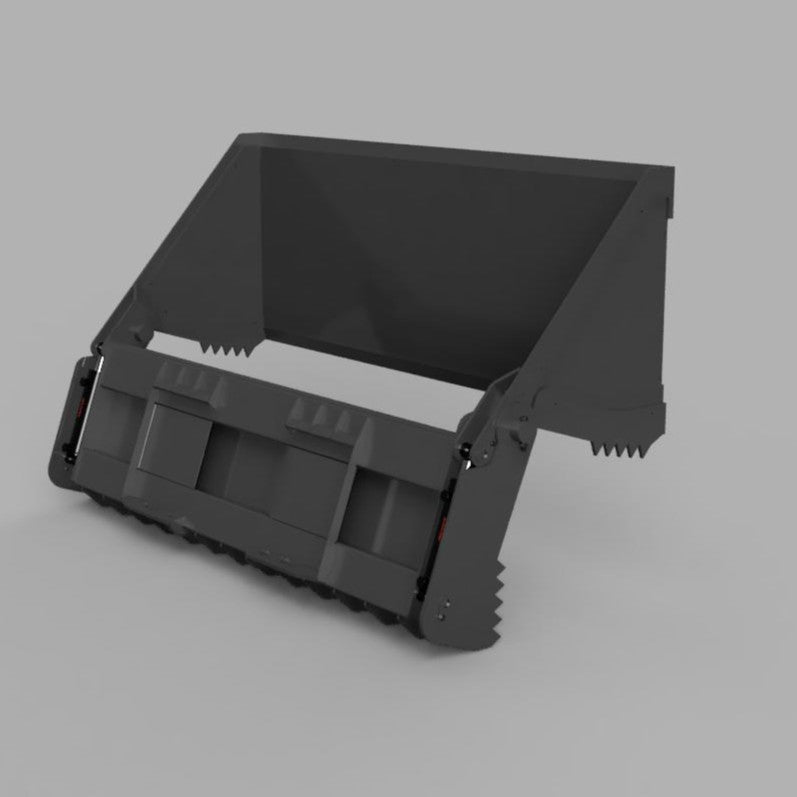 84 Inch 4-In-1 Skid Steer Bucket DXF Cut Files. Instant Download!