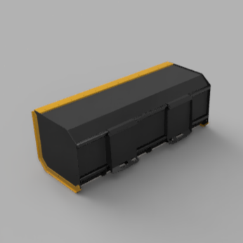 72 Inch Snow Pusher With Skid Steer Quick Attach DXF cut files, STEP files, PDF Drawings.
